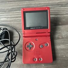 Consola Nintendo Game Boy Advance GBA SP con cargador rojo llama AGS-001 probado segunda mano  Embacar hacia Argentina