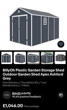 plastic garden storage shed for sale  BISHOP'S STORTFORD