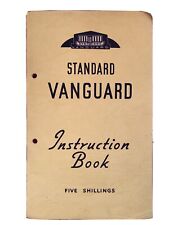 Standard vanguard instruction for sale  BARRY