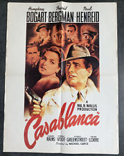 Casablanca filmplakat posterdr gebraucht kaufen  Klosterlechfeld