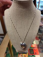 Usado, Colar pingente coração amoroso soprado prata esterlina Tiffany & Co 24" raro comprar usado  Enviando para Brazil