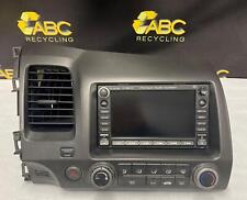 2006-08 Honda Civic Sedan Montagem do receptor de rádio AM-FM-CD-Satellite Trim Painel comprar usado  Enviando para Brazil