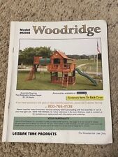 Woodridge Wooden Playcenter 6008 instruction book only Sam's swing set playhouse for sale  Shipping to South Africa