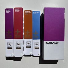 Pantone Color Bridge Guide revestido e não revestido The Plus Series +Metalics C&U 50th comprar usado  Enviando para Brazil