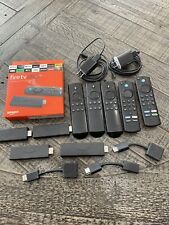 Amazon Fire TV Box 4 varas 5 controles remotos 2 cabos de carregador e caixa e 3 adaptadores, usado comprar usado  Enviando para Brazil