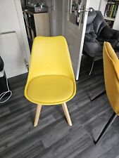 Yellow bucket chair for sale  BOLTON