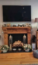 Rustic wood fireplace for sale  SUTTON