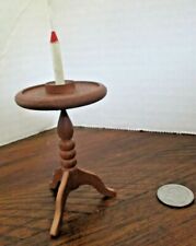 Mesa redonda de velas de madera vintage estilo americano temprano de 3 patas rara y maravillosa, usado segunda mano  Embacar hacia Argentina