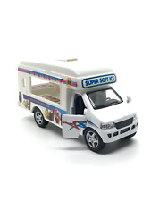Kinsfun 5" Super Soft Ice Cream Vending Truck 1/60 Scale Diecast Model Toy for sale  Shipping to South Africa