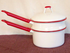 vintage enamelware double boiler for sale vintage enamelware double boiler for sale Fillmore