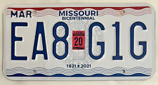 Missouri bicentennial 1821 for sale  Saint Charles