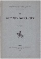 Vial costumes consulaires d'occasion  Caluire-et-Cuire