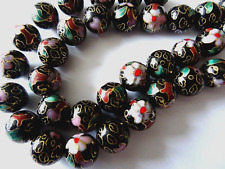 Cloisonne beads 12mm for sale  PLYMOUTH