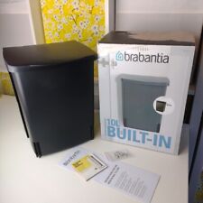 Brabantia Built In Bin Under Cabinet Kitchen Bathroom Door Hanging 10L Black New for sale  Shipping to South Africa