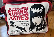 Usado, Bolsa de voo de vinil vintage Emily the Strange - "The Incredibly Strange Kitties" comprar usado  Enviando para Brazil