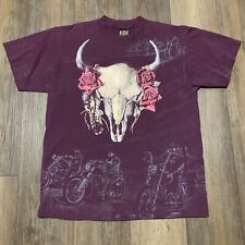 Camiseta rara vintage Harley Davidson EUA caveira rosas ponto único Blackfoot, ID comprar usado  Enviando para Brazil