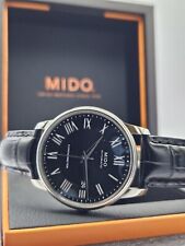 Relógio masculino Mido Baroncelli cronômetro 39 mm prata aço inoxidável, usado comprar usado  Enviando para Brazil