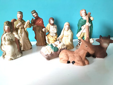 Ceramic nativity figurines for sale  HALIFAX