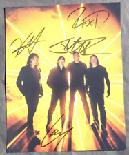 Metallica signed 8x10 for sale  Canal Winchester