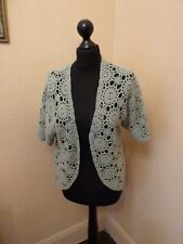 Green crochet cardigan for sale  UPMINSTER