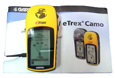 GPS portátil Garmin eTrex camuflado navegador pessoal amarelo 12 canais funcionando! comprar usado  Enviando para Brazil