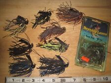 VTG Fishing Tackle Lures LOT BASS Flippin' Pitching Casting Weedless Jigs E37 for sale  Shipping to South Africa