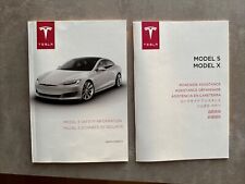 Manual del propietario de Tesla Model S con guía de información de seguridad y asistencia en carretera segunda mano  Embacar hacia Argentina