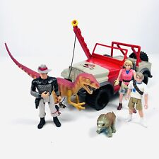 Jurassic Park Lot Bush Devil Jeep Raptor Ellie Tim Turner Figures Kenner 1993 for sale  Shipping to South Africa