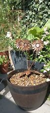 Handmade 3 Gerbera Flower Copper Water Feature eature for sale  Shipping to South Africa