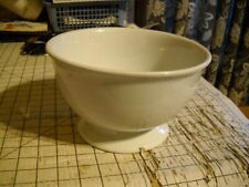 Alfred Meakin England Footed Serving / Punch / Mixer Bowl White. 8 3/4" X 5.25" for sale  Shipping to South Africa