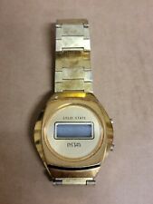 Usado, Relógio digital masculino Instar estado sólido tom dourado não testado meados do século vintage  comprar usado  Enviando para Brazil
