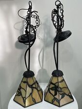 Lámparas colgantes de luz de techo de cocina estilo vidrieras estilo Tiffany segunda mano  Embacar hacia Argentina