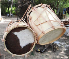 "BOMBO LEGUERO ARGENTINO 15"" x 20"" Bajo Folklore Tambor Madera Cuero Piel ¡Legüero!¡!, usado segunda mano  Argentina 