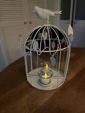 white bird cage stand for sale  NEW MILTON