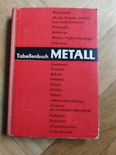 tabellenbuch metall formelsammlung gebraucht kaufen  Reinsdorf