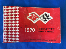 owners manual 1970 corvette for sale  San Jose