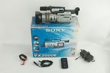 Videocámara profesional de cine Sony Handycam DCR-VX2000 miniDv cinta cámara de video  segunda mano  Embacar hacia Argentina
