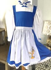 DE COLECCIÓN EURO DISNEY STORE BELLA BELLEZA Y BESTIA DISFRAZ VESTIDO PUEBLO NIÑA L 9-10 segunda mano  Embacar hacia Mexico