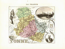 Carte département yonne d'occasion  Toulouse-