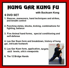 Usado, Hung Gar Kung Fu 6 DVD Juego de entrenamiento instructivo 12 Puente Manos Lau Gar Wushu segunda mano  Embacar hacia Argentina
