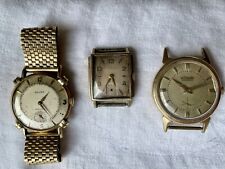 Relógio Jaeger LeCoultre dourado (em execução!) Relógio Gruen Gold, + Girard-Perregaux  comprar usado  Enviando para Brazil