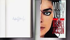 Moonwalk ASSINADO Michael Jackson Tinta AZUL NÃO Personalizado! Capa dura 1988 1ª edição comprar usado  Enviando para Brazil
