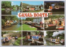 Postcard canal boats for sale  DERBY