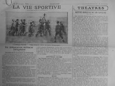 1916  SPORT DIVERS FOOTBALL RUGBY STADE FRANCAIS MILITAIRES BRITANIQUES segunda mano  Embacar hacia Argentina