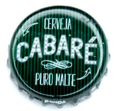 Brazil Cabare Cerveja Puro Malte - Tampa de garrafa de cerveja Kronkorken Chapas Tapon comprar usado  Enviando para Brazil