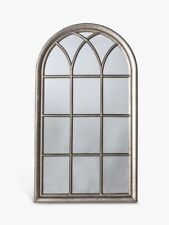 Gallery Direct Seaforth Arched Window Wall Mirror, 140 x 80cm, Silver for sale  Shipping to South Africa