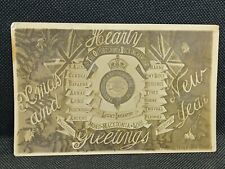 Postal Primera Guerra Mundial Saludos de Navidad Oxfordshire Buckinghamshire Infantería Ligera segunda mano  Embacar hacia Argentina