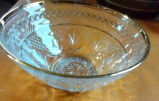 Glass bowl pressed for sale  Caro