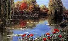 Peter Ellenshaw Fall Reflections - Giverny Canvas for sale  Shipping to Canada