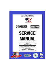 Mercury/Mariner Service Manual 45 Jet 50/55/60hp 2 Stroke PDF for sale  Shipping to South Africa